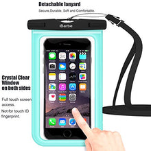 Load image into Gallery viewer, Waterproof Case,4 Pack iBarbe Universal Cell Phone Dry Bag Pouch Underwater Cover for iPhone X 8 Plus 7 7 Plus 6S 6 6S Plus SE Samsung Galaxy Note s9 s s8 LUS S7 S6 Edge etc.to 5.7 inch,Teal
