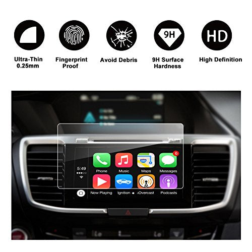 R RUIYA Honda Accord LX-S Ex Ex-L 2017 Tempered Glass Protector For Specialized Car Navigation Screen Display 7 Inches