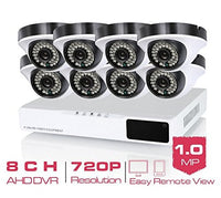 GOWE 8CH CCTV System 720P HDMI AHD 8CH CCTV DVR 8PCS 1.0 MP IR Security Camera CCTV Camera Surveillance System No HDD