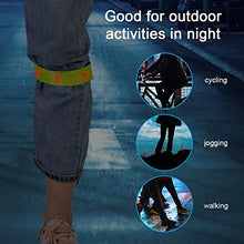 Load image into Gallery viewer, VGEBY LED Reflective Armband, Night Safety Light Wrist Band Glow Band Reflective Bracelets for Running Cycling Jogging Hiking Cycling Protective Equipment
