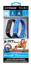 Load image into Gallery viewer, Xtreme X-Fit Fitness Band - Retail Packaging - Black/Blue
