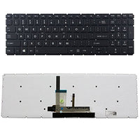 New US Black Backlit English Laptop Keyboard (Without Frame) Replacement for Toshiba Satellite P50-C P50D-C P50t-C P55-C P55t-C P55T-C5114 Series Light Backlight