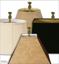 Load image into Gallery viewer, Royal Designs Trendy Resort Pineapple 3&quot; Lamp Finial for Lamp Shade, Polished Brass
