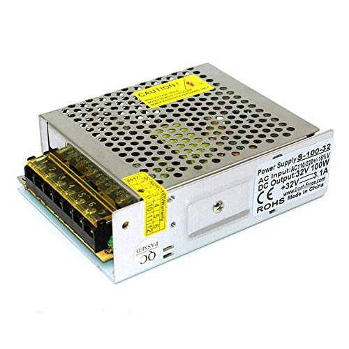 32V 3.1A 100W LED Driver Switching Power Supply 110/220VAC-DC32V Transformer Monitoring Power Supply Industrial Power Universal Type