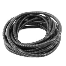 Load image into Gallery viewer, Aexit Plastic 12mm Tube Fittings x 16mm Flexible Corrugated Conduit Pipe Hose Tube 10M Microbore Tubing Connectors Long Black
