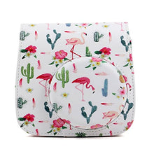 Load image into Gallery viewer, Hurricane Flamingo Shoulder Carrying Protective Case for Fujifilm Instax Mini 8 / 8+ / 9 Instant Camera, with Adjustable Strap - Cactus
