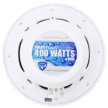 Load image into Gallery viewer, Rockville Rmsts65w Pair 6.5&quot; 800W Waterproof Marine Boat Speakers 2-Way, White
