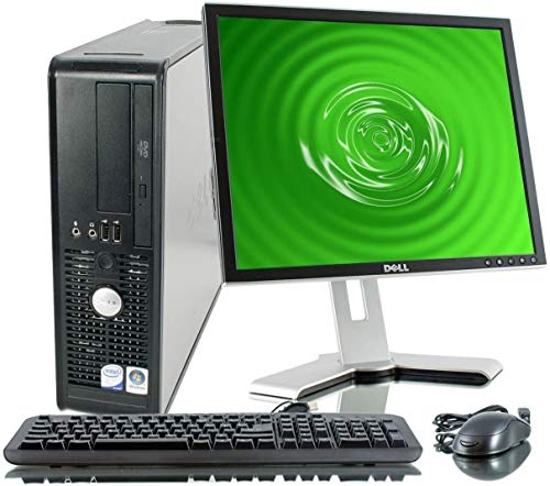 DELL Optiplex Desktop Computer(Core I5 Upto 3.4GHz,4GB,250GB,WiFi,VGA,HDMI,DVD,Windows 10-Multi Language-English/Spanish/French), with 19in Monitor(Brands May Vary)(CI5) (Renewed)