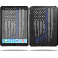 MightySkins Skin Compatible with Apple iPad 5th Gen wrap Cover Sticker Skins Thin Blue Line K9