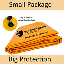 Load image into Gallery viewer, Best Sandbag Alternative - Hydrabarrier Supreme 12 Foot Length 12 Inch Height. - Water Diversion Tubes That Are the Lightweight, Re-usable, and Eco-friendly
