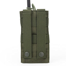 Load image into Gallery viewer, Adjustable Tactical MOLLE Interphone Pouch Short Radio Holder Tactical Radio Holster Hunting Intercom Bag
