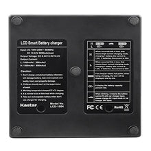 Load image into Gallery viewer, Kastar LCD Dual Smart Fast Charger for Sony NP-F330 NP-F550 NP-F570 and CCD-RV100 CCD-RV200 CCD-SC5 CCD-SC9 CCD-TR1 CCD-TR940 CCD-TR917 Camera CN-126 CN-160 CN-216 CN-304 YN 300 VL600 LED Video Light
