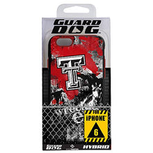 Load image into Gallery viewer, Guard Dog Collegiate Hybrid Case for iPhone 6 / 6s  Paulson Designs  Texas Tech Red Raiders
