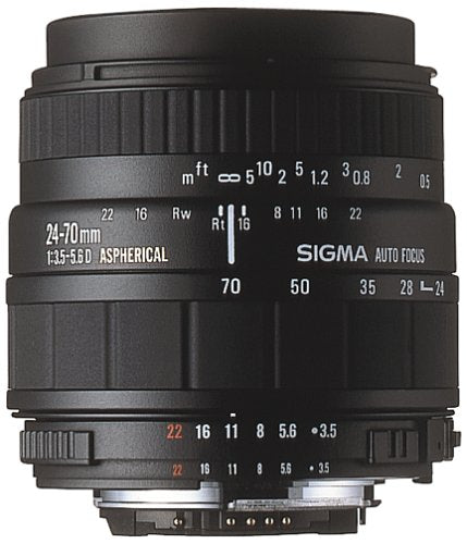 Sigma 24-70mm F3.5-5.6 UC Aspherical Lens for Nikon-AF Camera