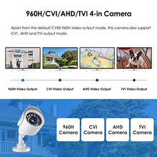 Load image into Gallery viewer, ZOSI 2MP 1080p HD Security Camera Outdoor Indoor 1920TVL (Hybrid 4-in-1 HD-CVI/TVI/AHD/960H Analog CVBS),24PCS LEDs,80ft Night Vision, 90View Angle, Weatherproof Surveillance CCTV Bullet Camera
