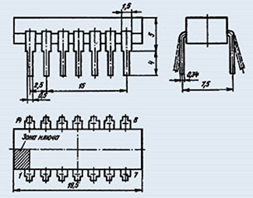 S.U.R. & R Tools K176LP1 Analogue CD4007E IC/Microchip USSR 20 pcs