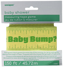 Load image into Gallery viewer, Unique 150ft Baby Shower Bump Measuring Tape Game, Multicolor, 5.75&quot; x 6.25&quot; - 13922
