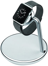 Load image into Gallery viewer, iPM Apple Watch Built-in Charging Dock with Multiple USB Ports - Silver/White
