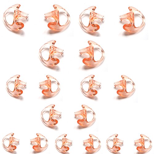 HYS Ear Mold Earbud Replacement Earpiece Ear Mold for Ham Radio Coil Tube Audio Kits (9 Pairs: 3 Pairs-Large, 3 Pairs-Medium, 3 Pairs-Small)