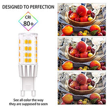 Load image into Gallery viewer, WEAPRIL G9 LED Light Bulbs, 5W (40W Halogen Equivalent), 400LM, 120V,Daylight White (6000K), G9 Base Non-Dimmable for Home Lighting, 6-Pack (Not Dimmable-6000)
