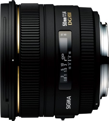 Sigma 50mm f/1.4 EX DG HSM Lens for Canon Digital SLR Cameras