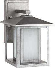 Load image into Gallery viewer, Sea Gull Lighting 89029-57 Hunnington One Light Outdoor Wall Lantern, Weathered Pewter
