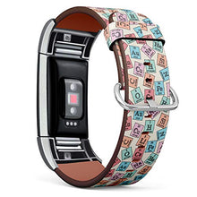 Load image into Gallery viewer, Replacement Leather Strap Printing Wristbands Compatible with Fitbit Charge 2 - Chemical Elements - Periodic Table
