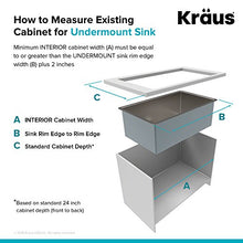 Load image into Gallery viewer, Kraus Standart PRO 33-inch 16 Gauge Undermount 50/50 Double Bowl Stainless Steel Kitchen Sink, KHU102-33

