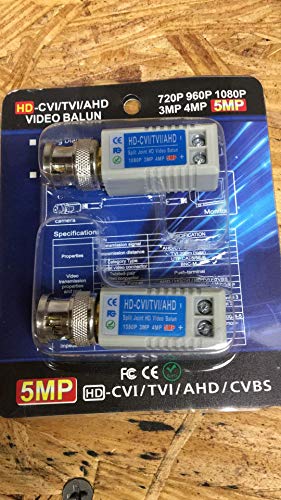 500 (250 Pack of 2) Mini CCTV BNC Video Balun Network CAT5 Connector US SELLER
