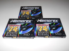 Load image into Gallery viewer, Memorex ~ Blank Recordable Minidisc ~ 74 Minutes

