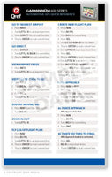 Garmin Nuvi 600 Series Qref Card Checklist (Qref GPS Quick Reference)