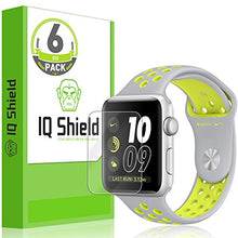 Load image into Gallery viewer, IQ Shield Screen Protector Compatible with Apple Watch Nike+ (42mm)(6-Pack) LiquidSkin Anti-Bubble Clear Film
