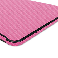 Load image into Gallery viewer, Skinomi Pink Carbon Fiber Full Body Skin Compatible with Samsung Galaxy Tab E Nook 9.6 (Full Coverage) TechSkin with Anti-Bubble Clear Film Screen Protector
