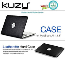 Load image into Gallery viewer, Kuzy   Leather Mac Book Air 13 Inch Case A1466, A1369 For Older Version 2017, 2016, 2015   Hard Shell
