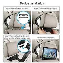 Load image into Gallery viewer, Universal Dual Vehicle Headrest Monitor - 10.5 Multimedia CD and DVD Player Audio Entertainment w/ Stereo Speaker, HDMI, LCD Screen, Mount and Wireless Headphones for Car Seat - Pyle PLHRDVD108KT
