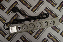 Load image into Gallery viewer, European Power Surge Protector 220V - 5 Outlet w/EMI and RFI
