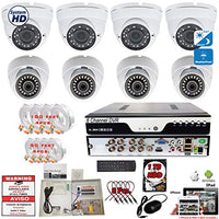 Evertech 8 Channel High-Definition Security Surveillance System 1TB Hard Drive