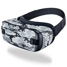 Load image into Gallery viewer, MightySkins Skin Compatible with Samsung Gear VR (2016) wrap Cover Sticker Skins Gray Camouflage
