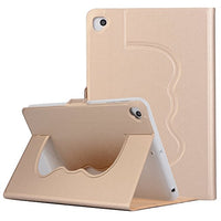 iPad Pro 9.7 Case,elecfan Soft TPU Bumper Smart Folio Stand Cover Slim Well Fit Case for 9.7 inch iPad Pro/iPad Air 2 - Gold
