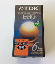 Load image into Gallery viewer, TDK T-120 E-HG Ultimate Performance VHS Tapes (4 Pack)

