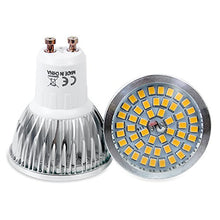 Load image into Gallery viewer, Mengjay 10 Pcs 110V 6W GU10 LED 2835 SMD 48 LED Spot Lighting Bulb illuminates Warm White
