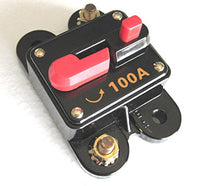 Mobilistics 12 Volt Car Audio 100 AMP Circuit Breaker with Reset up to 1000 watts Stereo