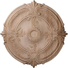 Load image into Gallery viewer, Ekena Millwork CMW24ACRO Ceiling Medallion, 24&quot;OD x 2 1/4&quot;P, Red Oak
