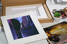 Load image into Gallery viewer, Mat Board Center, Pack of 20 11x14 Mixed Colors White Core Picture Mats for 8x10 Photos
