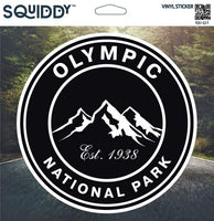 Squiddy Olympic National Park - Vinyl Sticker for Car, Laptop, Notebook (4