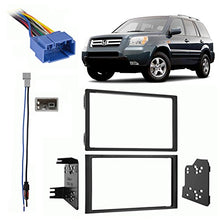 Load image into Gallery viewer, Compatible with Honda Pilot 2006 2007 2008 Without OE NAV Double DIN Stereo Harness Radio Dash Kit
