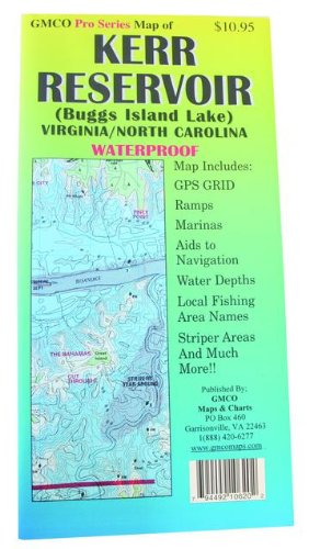 GMCO 10900PS Lake Anna Pro Series Map, GPS/Folded