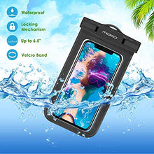 Load image into Gallery viewer, MoKo Waterproof Phone Pouch Holder, Underwater Cellphone Case Dry Bag with Lanyard Armband Compatible with iPhone 13/13 Pro Max/iPhone 12/12 Pro Max/11 Pro Max, Xr/Xs Max, 8, Samsung S21/S20/S10/S9
