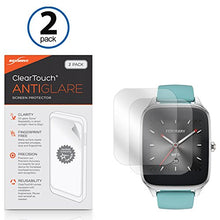 Load image into Gallery viewer, Screen Protector for ASUS ZenWatch 2 (49mm) (Screen Protector by BoxWave) - ClearTouch Anti-Glare (2-Pack), Anti-Fingerprint Matte Film Skin for ASUS ZenWatch 2 (49mm)
