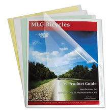 Load image into Gallery viewer, C-Line Polypropylene No-Punch Report Cover, Letter, 60 Sheet Capacity, Clear, 100/Box
